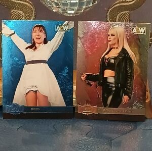 2022 AEW Metal Universe Trading Cards Featuring Rhio And Penelope Ford!!
